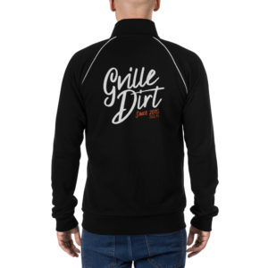 The Script on a Nice Piped Fleece Jacket