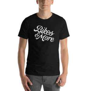 White Bikes and More Script Logo